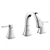 Смеситель для раковины GROHE Grandera с донным клапаном и низким изливом, 20417000 — фото, характеристики, купить в MAKHACHKALA-CLIMBO