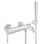 Смеситель для ванны GROHE Essence+ с душевым гарнитуром, 33628001 — фото, характеристики, купить в MAKHACHKALA-CLIMBO