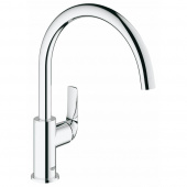 Смеситель для кухни GROHE BauCurve, высокий излив, хром (31231000) — фото, характеристики, купить в MAKHACHKALA-CLIMBO
