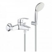 Смеситель для ванны GROHE Eurosmart New с душевым набором, хром (3330220A) — фото, характеристики, купить в MAKHACHKALA-CLIMBO