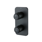 Встраиваемый смеситель с двумя выходами с управлением Push Control, черный матовый, Slide, IDDIS — фото, характеристики, купить в MAKHACHKALA-CLIMBO