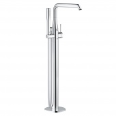 Смеситель для ванны GROHE Essence+ с душевым гарнитуром, свободностоящий, 23491001 — фото, характеристики, купить в MAKHACHKALA-CLIMBO
