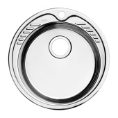 Мойка, нержавеющая сталь, полированная, D490, Suno S, IDDIS, SUN49P0i77 — фото, характеристики, купить в MAKHACHKALA-CLIMBO
