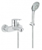 Смеситель для ванны GROHE Europlus с душевым гарнитуром, 33547002 — фото, характеристики, купить в MAKHACHKALA-CLIMBO
