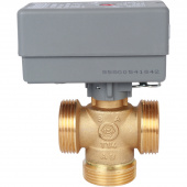 STOUT Компактный 3-Ходовой зональный клапан, сервопривод 230V, с кабелем 1м., НР 1 1/4" — фото, характеристики, купить в MAKHACHKALA-CLIMBO