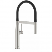 Смеситель для кухни GROHE Essence с профессиональной лейкой, поворотный излив, суперсталь (30294DC0) — фото, характеристики, купить в MAKHACHKALA-CLIMBO