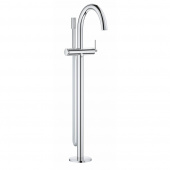 Смеситель для ванны GROHE Atrio New с душевым гарнитуром, верхняя монтажная часть, напольный монтаж, хром (32653003) — фото, характеристики, купить в MAKHACHKALA-CLIMBO