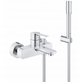 Смеситель для ванны GROHE Lineare New с душевым гарнитуром, хром (33850001) — фото, характеристики, купить в MAKHACHKALA-CLIMBO