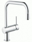 Смеситель для кухни GROHE Minta с выдвижным U-изливом, 32067000 — фото, характеристики, купить в MAKHACHKALA-CLIMBO