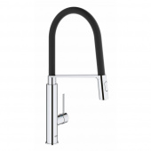 Смеситель для кухни GROHE Concetto с профессиональной лейкой, хром/черный (31491000) — фото, характеристики, купить в MAKHACHKALA-CLIMBO