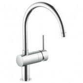 Смеситель для кухни GROHE Minta с выдвижным C-изливом, 32918DC0 — фото, характеристики, купить в MAKHACHKALA-CLIMBO
