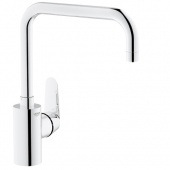 Смеситель для кухни GROHE Eurodisc Cosmopolitan с высоким изливом, 32259002 — фото, характеристики, купить в MAKHACHKALA-CLIMBO