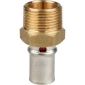 STOUT Переходник с наружной резьбой 3/4"x16 для металлопластиковых труб прессовой — фото, характеристики, купить в MAKHACHKALA-CLIMBO