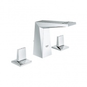 Смеситель для раковины GROHE Allure Brilliant с донным клапаном (низкий излив), 20342000 — фото, характеристики, купить в MAKHACHKALA-CLIMBO