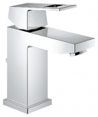 Смеситель для раковины GROHE Eurocube с донным клапаном и низким изливом, 23127000 — фото, характеристики, купить в MAKHACHKALA-CLIMBO