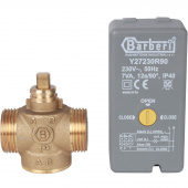 STOUT Компактный 2-Ходовой зональный клапан, сервопривод 230V, с кабелем 1м., НР 1" — фото, характеристики, купить в MAKHACHKALA-CLIMBO