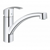 Смеситель для кухни GROHE Eurosmart new с низким изливом и ограничением расхода воды, хром (3328120E) — фото, характеристики, купить в MAKHACHKALA-CLIMBO