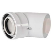 RCA-8610-000045 Отвод конденсационный угол 45гр. D60/100 — фото, характеристики, купить в MAKHACHKALA-CLIMBO