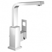 Смеситель для раковины GROHE Eurocube с донным клапаном, высоким изливом и ограничением расхода воды, 2313500E — фото, характеристики, купить в MAKHACHKALA-CLIMBO