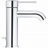 Смеситель для раковины GROHE Essence+ с низким изливом и донным клапаном, хром (23589001) — фото, характеристики, купить в MAKHACHKALA-CLIMBO