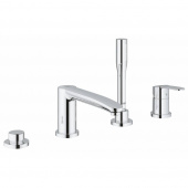 Смеситель для ванны на 4 отверстия GROHE Eurostyle Cosmopolitan с ручным душем и переключателем, хром (23048003) — фото, характеристики, купить в MAKHACHKALA-CLIMBO