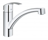 Смеситель для кухни GROHE Eurosmart с низким изливом и энергосберегающим картриджем, 30260002 — фото, характеристики, купить в MAKHACHKALA-CLIMBO