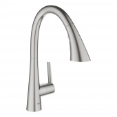 Смеситель для кухни GROHE Zedra New с профессиональной лейкой (3 режима), суперсталь (32294DC2) — фото, характеристики, купить в MAKHACHKALA-CLIMBO
