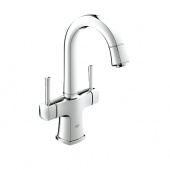 Смеситель для раковины GROHE Grandera с донным клапаном и поворотным изливом, 21107000 — фото, характеристики, купить в MAKHACHKALA-CLIMBO