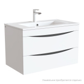 Тумба подвесная, белая, 80 см, Cloud,  IDDIS, CLO80W0i95. Подходит умывальник: 0138000i28 — фото, характеристики, купить в MAKHACHKALA-CLIMBO