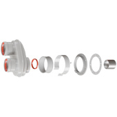RCA-8080-250002 Адаптер моноблочный универсальный для перехода на двухтрубную систему 80/80 — фото, характеристики, купить в MAKHACHKALA-CLIMBO