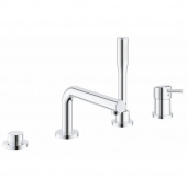 Смеситель для ванны GROHE Concetto New на 4 отверстия с ручным душем и переключателем, хром (19576002) — фото, характеристики, купить в MAKHACHKALA-CLIMBO