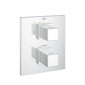 Термостат для ванны GROHE Grohtherm Cube с переключателем (верхняя монтажная часть), 19958000 — фото, характеристики, купить в MAKHACHKALA-CLIMBO