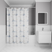Штора для ванной, 200x180 см, Полиэстер, IDDIS, BO02P18i11 — фото, характеристики, купить в MAKHACHKALA-CLIMBO