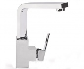 Смеситель для раковины GROHE Eurocube с донным клапаном и высоким изливом, 23135000 — фото, характеристики, купить в MAKHACHKALA-CLIMBO