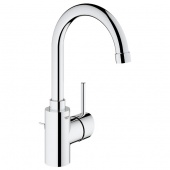Смеситель для раковины GROHE Concetto с донным клапаном, высокий излив, 32629001 — фото, характеристики, купить в MAKHACHKALA-CLIMBO