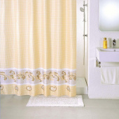 Штора для ванной комнаты 180*200 см полиэстер beige fresco Milardo — фото, характеристики, купить в MAKHACHKALA-CLIMBO