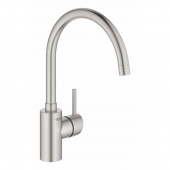 Смеситель для кухни GROHE Concetto New с высоким изливом, суперсталь (32661DC3) — фото, характеристики, купить в MAKHACHKALA-CLIMBO