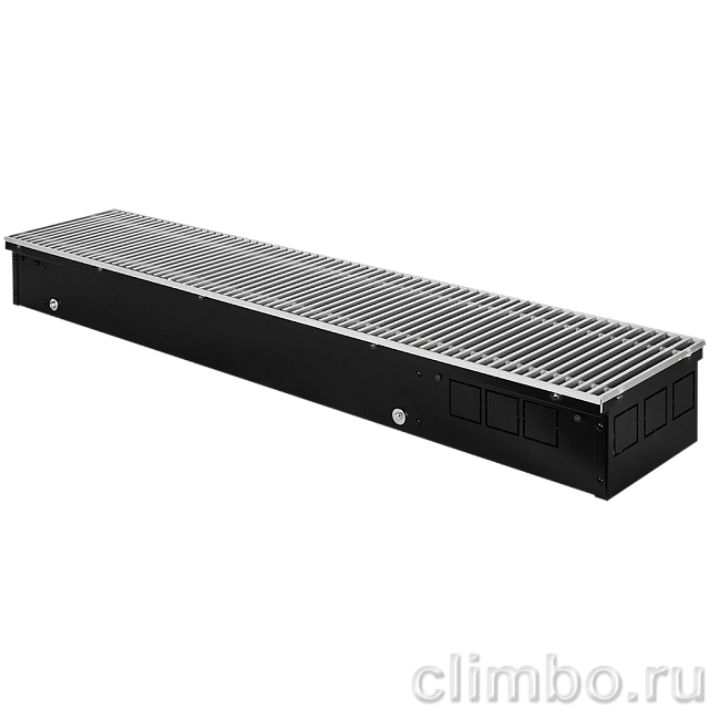 Внутрипольный конвектор STOUT SCN-1100 110х190х1000 (Решетка роликовая, алюминий) правое подключение — фото, детали конструкции