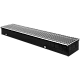 Внутрипольный конвектор STOUT SCN-1100 110х190х1000 (Решетка роликовая, алюминий) правое подключение — фото, детали конструкции