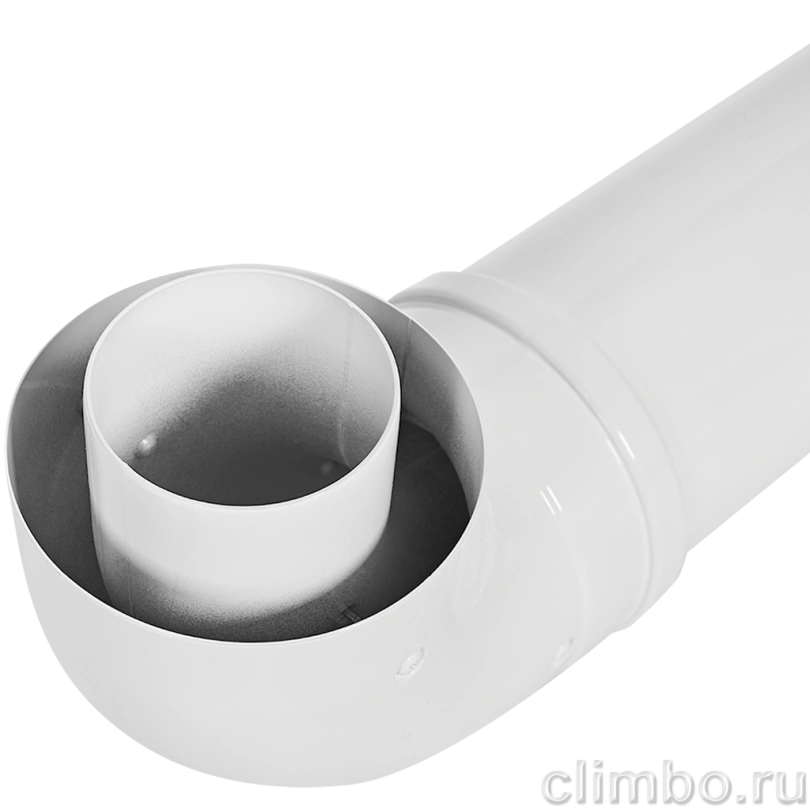 Комплект дымохода традиционный ROMMER D80/125, L800 — фото, детали конструкции