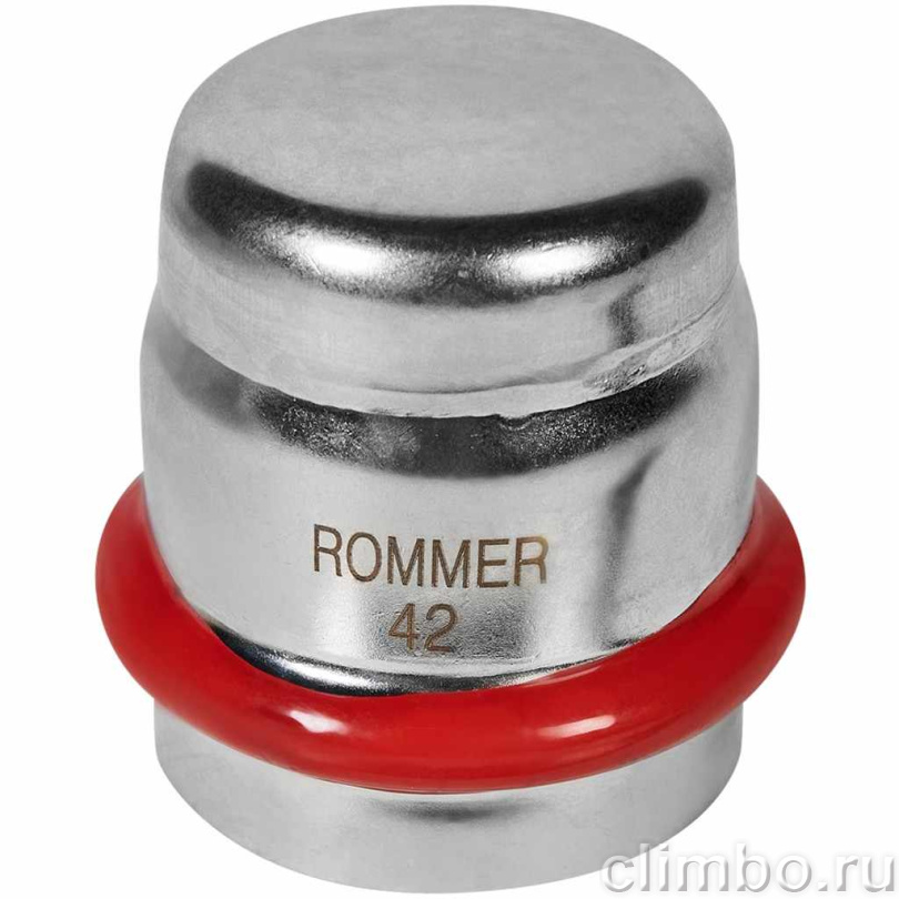 Заглушка ROMMER ВПр, 42, из нержавеющей стали прессовой — фото, детали конструкции