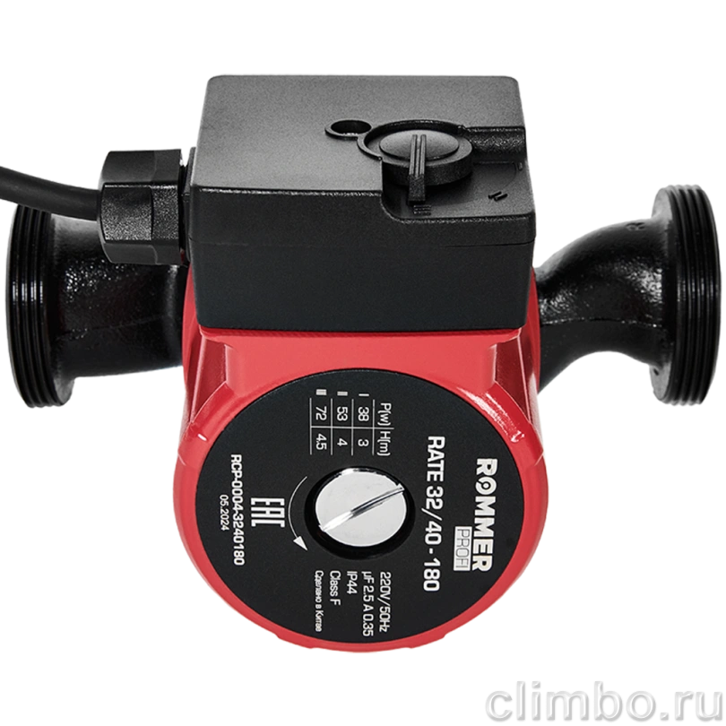Циркуляционный насос ROMMER Profi 32/40-180 — фото, детали конструкции