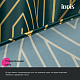 Штора для ванной, 200x180 см, Полиэстер, зеленый, IDDIS, BG06P18i11 — фото товара