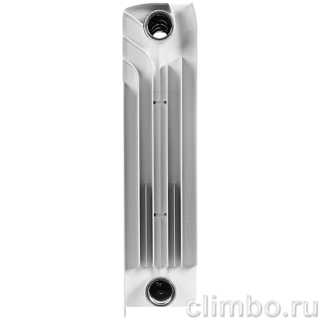 Радиатор биметаллический STOUT TITAN 350 10 секций боковое подключение (белый RAL 9016) — фото, детали конструкции