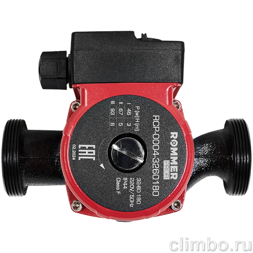 Циркуляционный насос ROMMER Profi 32/60-180 — фото, детали конструкции