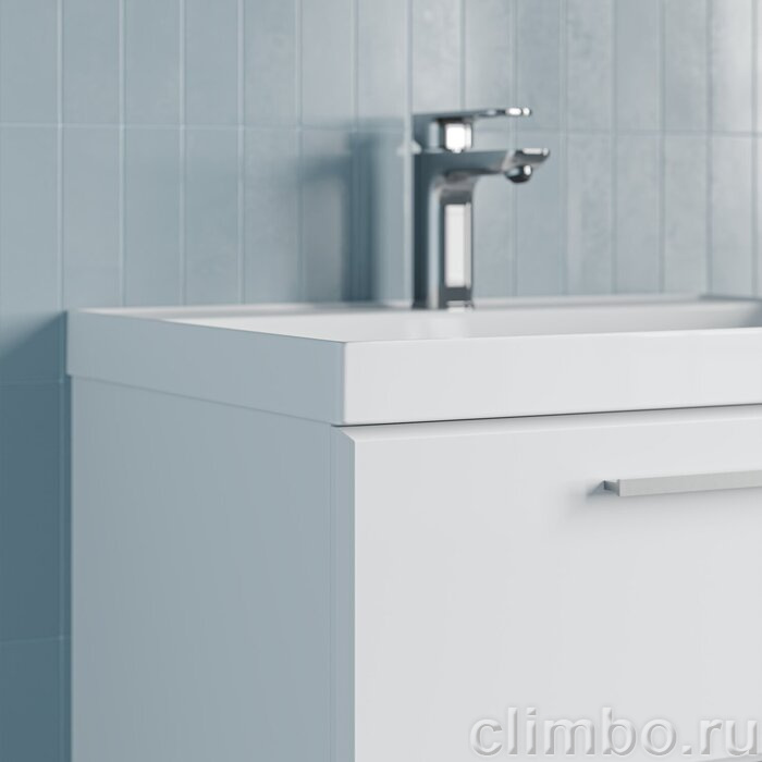 Тумба с умывальником, подвесная, 60 см, белый, Слайд Икс (Slide X), IDDIS, SLX60W0i95K подходит умыв. 4516000i28 — фото, детали конструкции