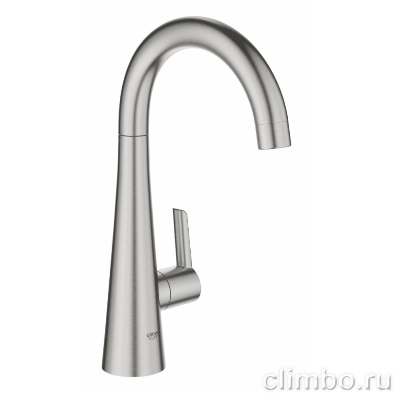 Вентиль вертикальный для подачи фильтрованной воды GROHE Zedra, суперсталь (30026DC2) — фото товара