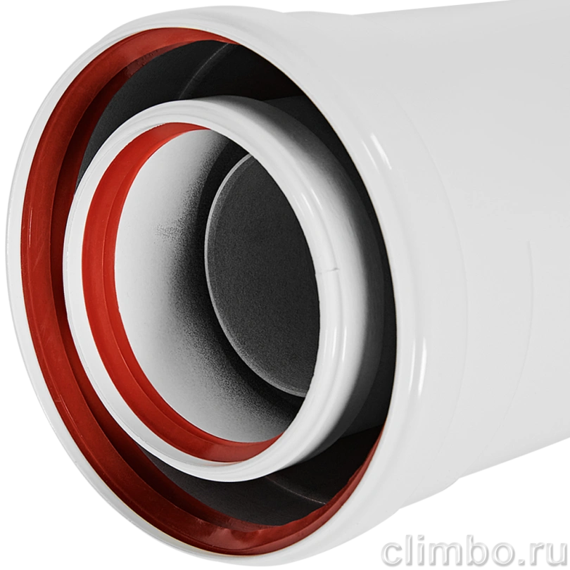 Конденсатоотводчик универсальный традиционный коаксиальный ROMMER D80(п-м)/125(п-м) — фото, детали конструкции