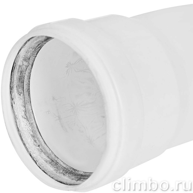 STOUT SCR-8080-000500 STOUT Удлинитель дымохода конденсац. D80(п-м), L500 — фото, детали конструкции