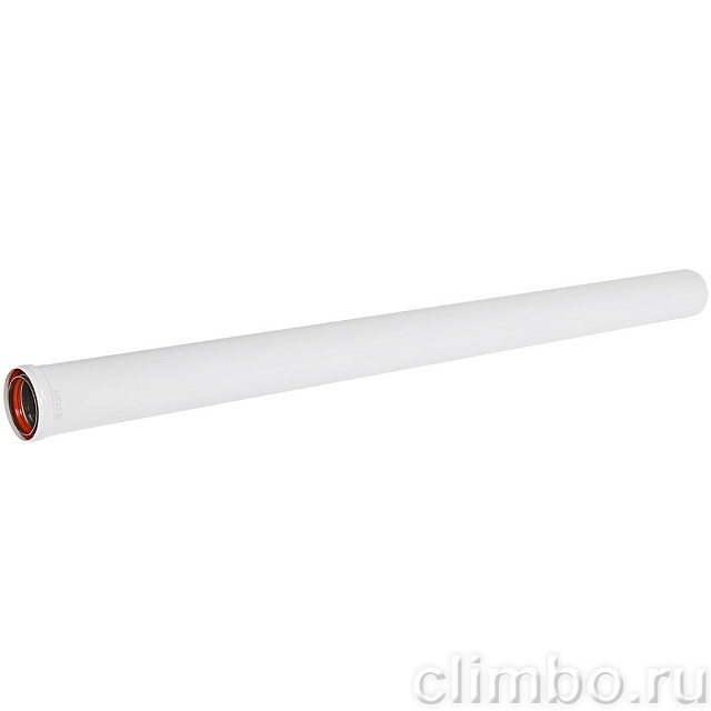 STOUT Удлинитель дымохода утепленный традиц. D80(п-м), L1500 (газоход до 185 градусов) — фото, детали конструкции